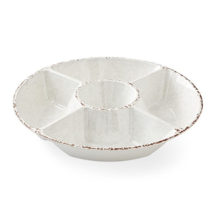 Rustic® Outdoor Melamine Chip and Dip Bowl | Williams-Sonoma