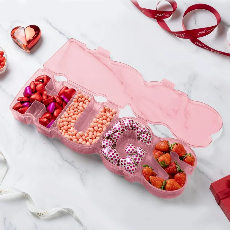 Cook with Color HUGS Snack Box, Reusable Food Storage Container in Fun Valentine’s Design | Walmart (US)