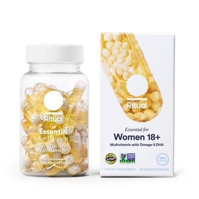 Ritual Multivitamin for Women 18+ with Vegan Omega-3 DHA, Vitamin D3, Chelated Iron and Methylate... | Target