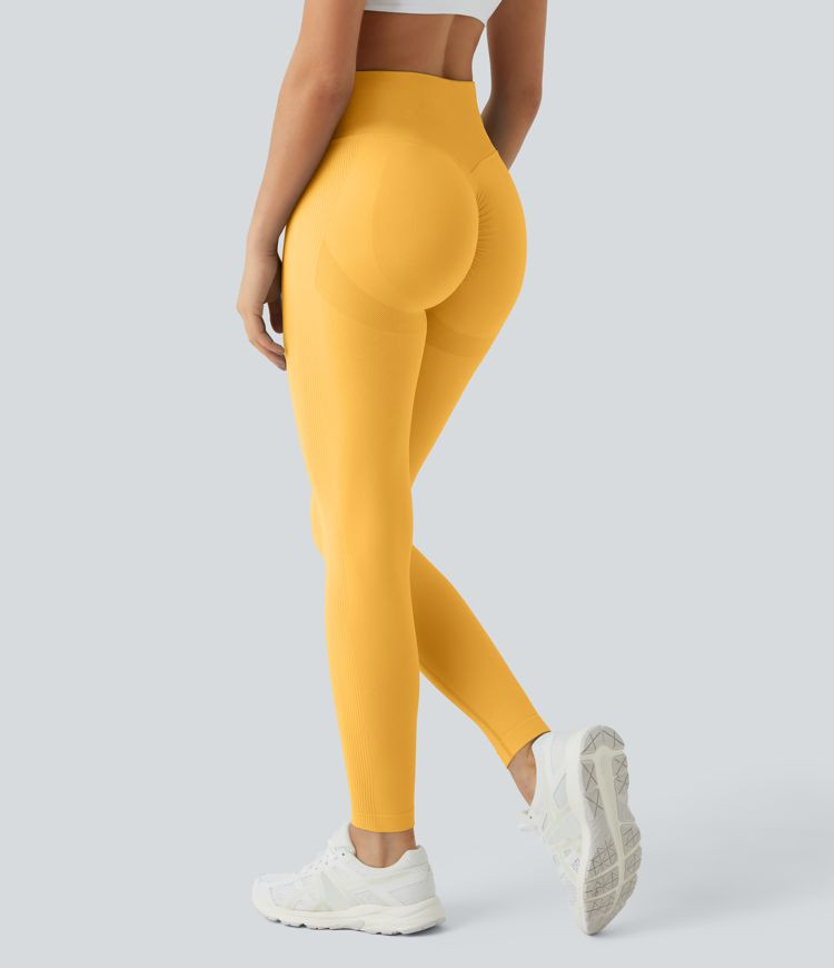 Women’s Seamless Flow High Waisted Butt Lifting Leggings - Halara | HALARA