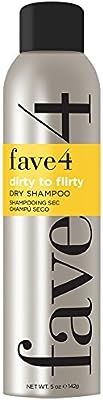 fave4 hair Dirty to Flirty No Grit, All Clean Dry Shampoo, 5 oz | Amazon (US)