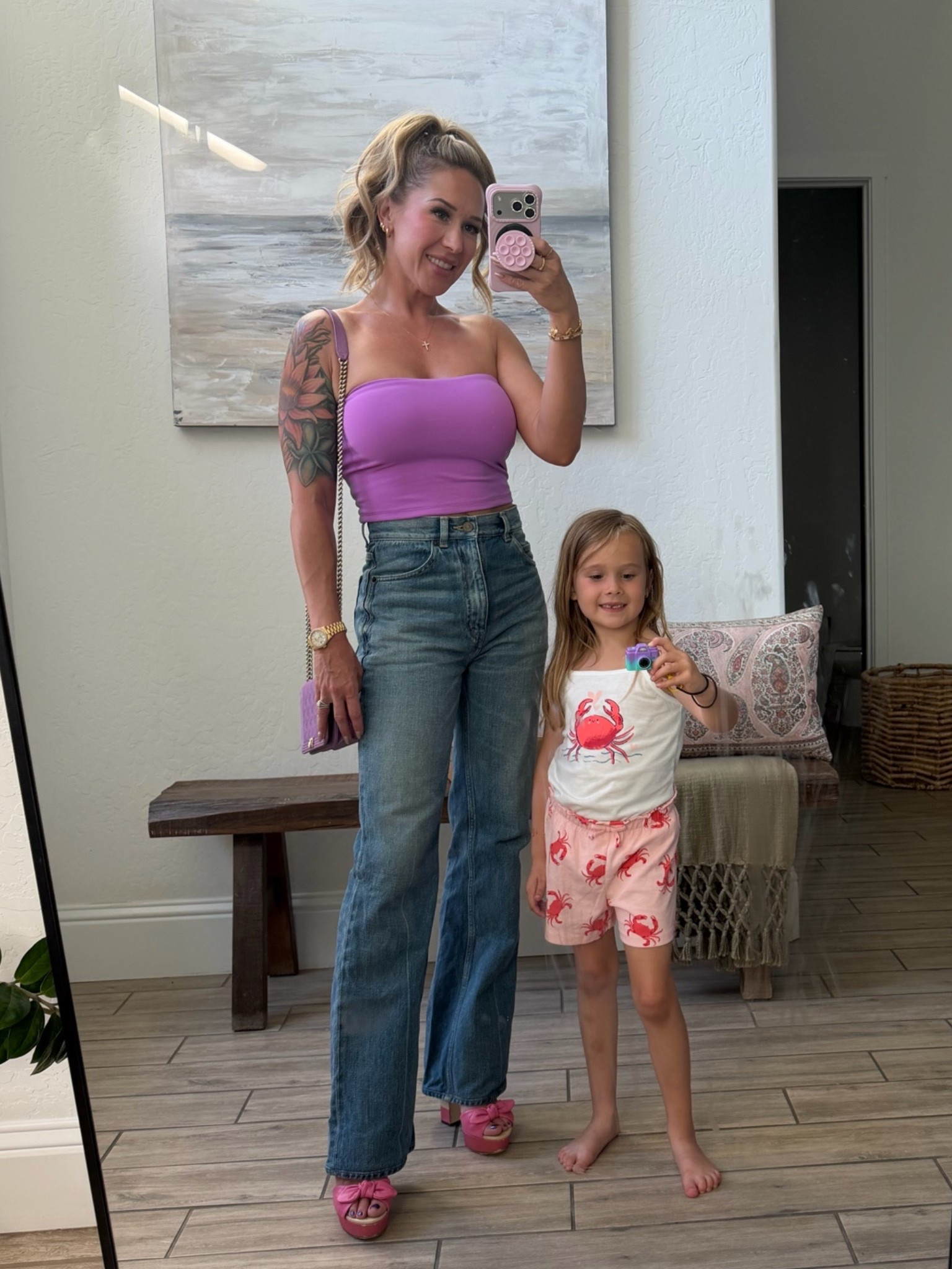 Summer outfits, jeans, designer, Saint Laurent, date night