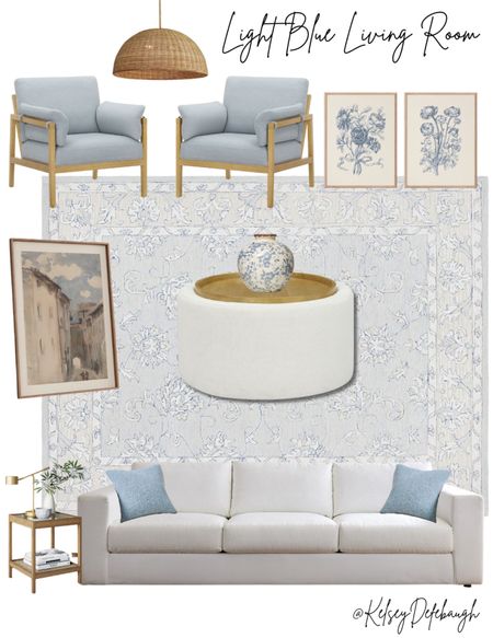 Loving our light blue #livingroom refresh 🩵 can’t believe these #accentchairs from #walmart are only $150!! And I found the 8x10 rug of my dreams from Amazon for only $350! 

#LTKhome