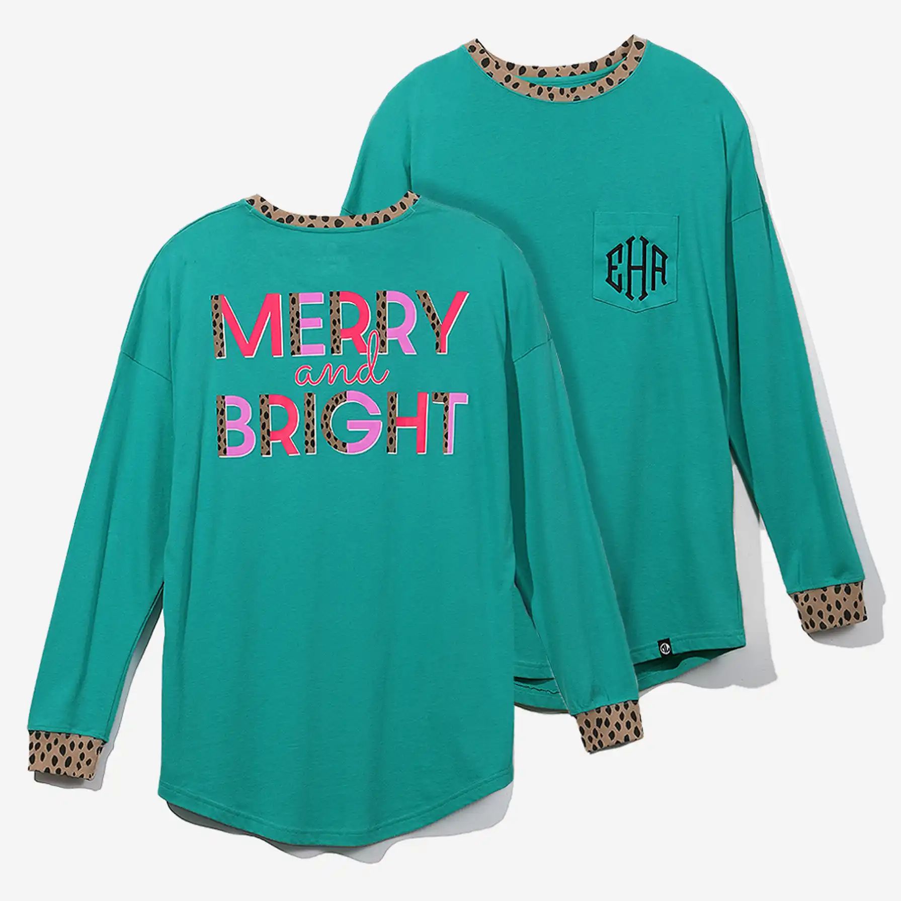 Monogrammed Christmas T-Shirt | Marleylilly