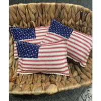 Mini Flag Pillow/Stuffed Flag/Patriotic Flag/July 4Th/Red White & Blue/Stars Stripes/ American Flag/ Handmade/Fourth Of July | Etsy (US)