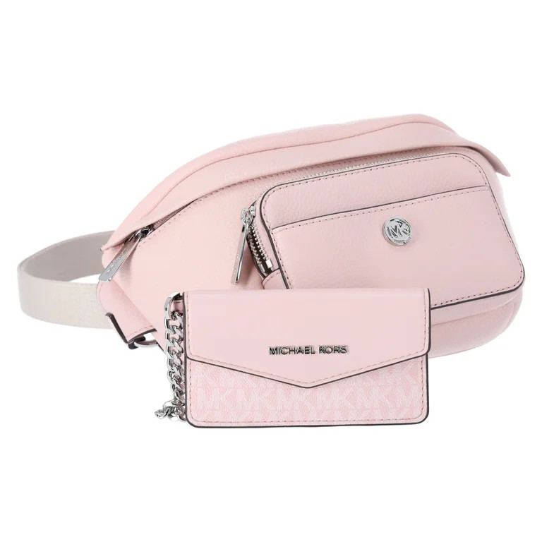 Michael Kors Maisie Large Pebbled Leather 2-in-1 Sling Pack - Powder Blush | Walmart (US)