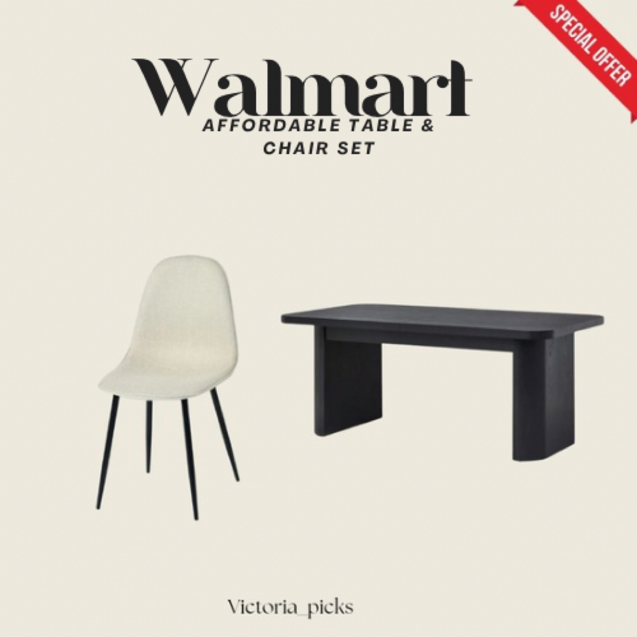 Upgrade your space with this stylish and affordable table and chair set from Walmart! 🏡✨ Perfect for dining, working, or creating a cozy corner—budget-friendly and chic! #WalmartFinds #AffordableHomeDecor #TableAndChairs #BudgetFriendlyLiving #HomeEssentials #CozyCorner #FurnitureDeals #WalmartHome #StylishLiving #FunctionalDecor

#LTKHome