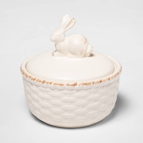 16.9oz Stoneware Bunny Candy Dish - Threshold™ | Target