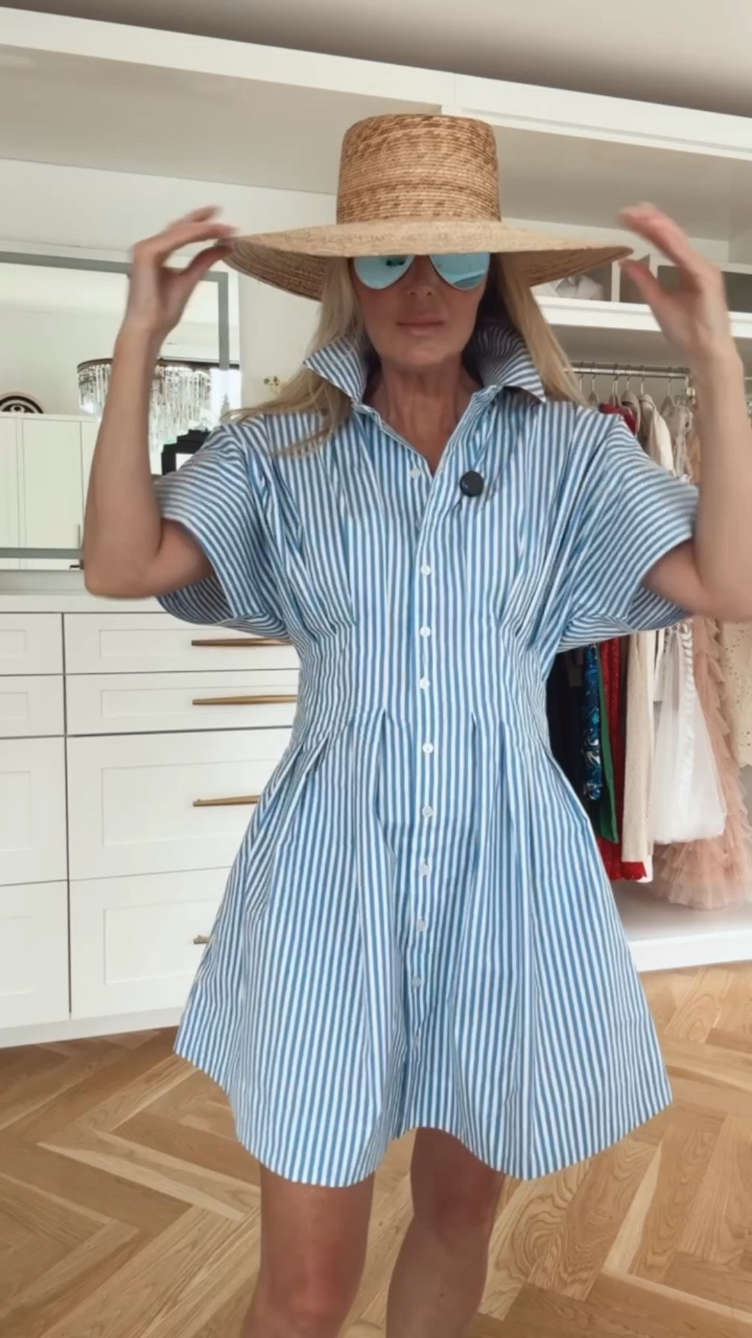 This dress is soo so so good for spring and summer. I have it in 3 colorways—blue stripe, black, and white lace. TTS. I’m wearing a small. 

#LTKootd #LTKOver40 #LTKSeasonal