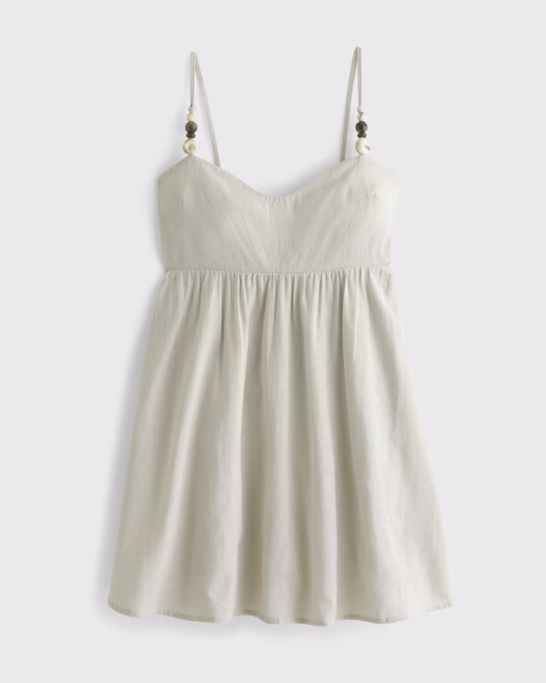 Beaded Sweetheart Babydoll Skort | Abercrombie & Fitch (US)