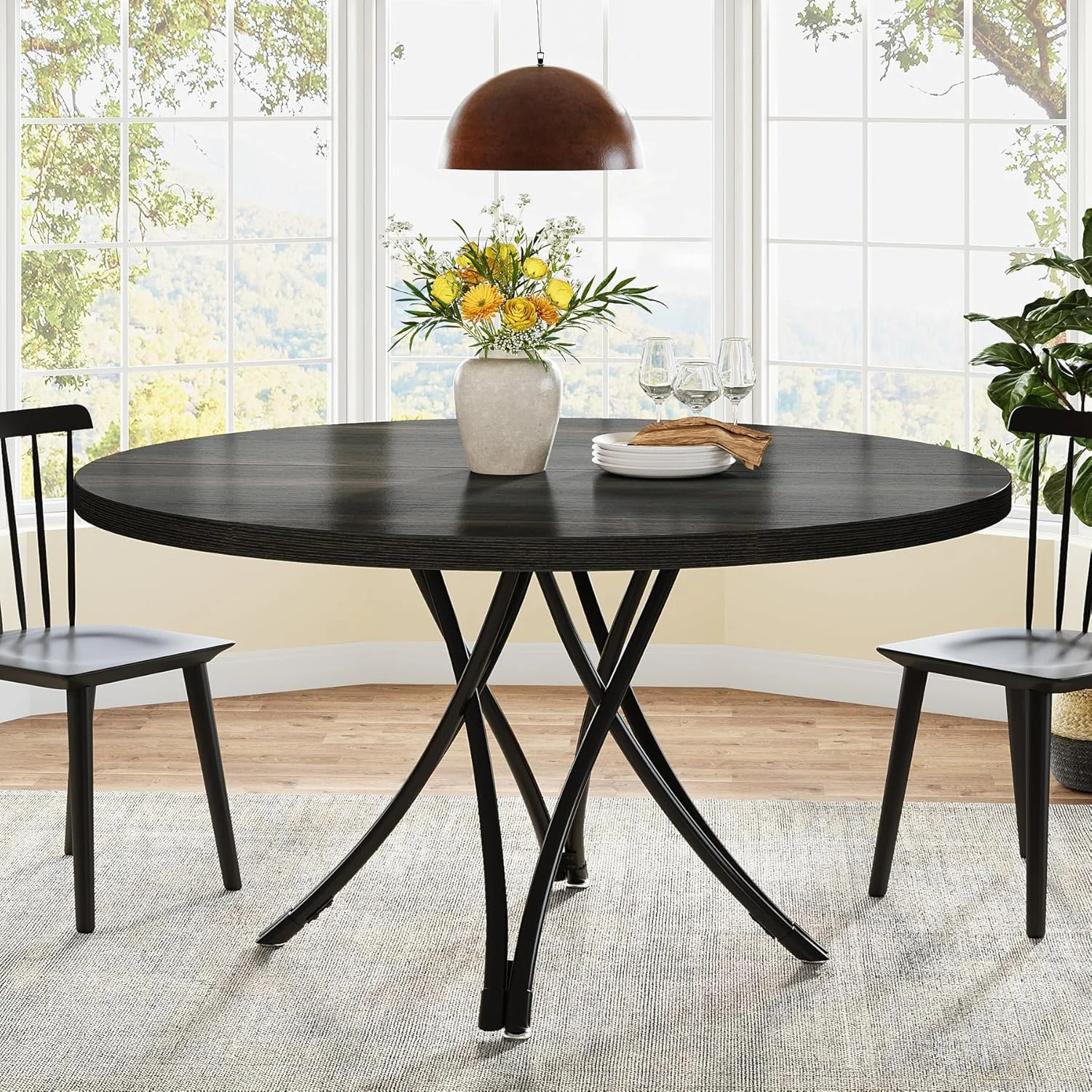 Round 120cm Dining Table | Wayfair UK