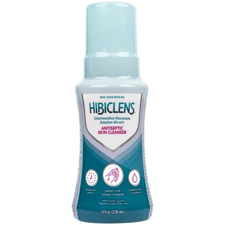 Hibiclens Antimicrobial & Antiseptic Soap and Skin Cleanser Foaming Pump, 8OZ | Walmart (US)