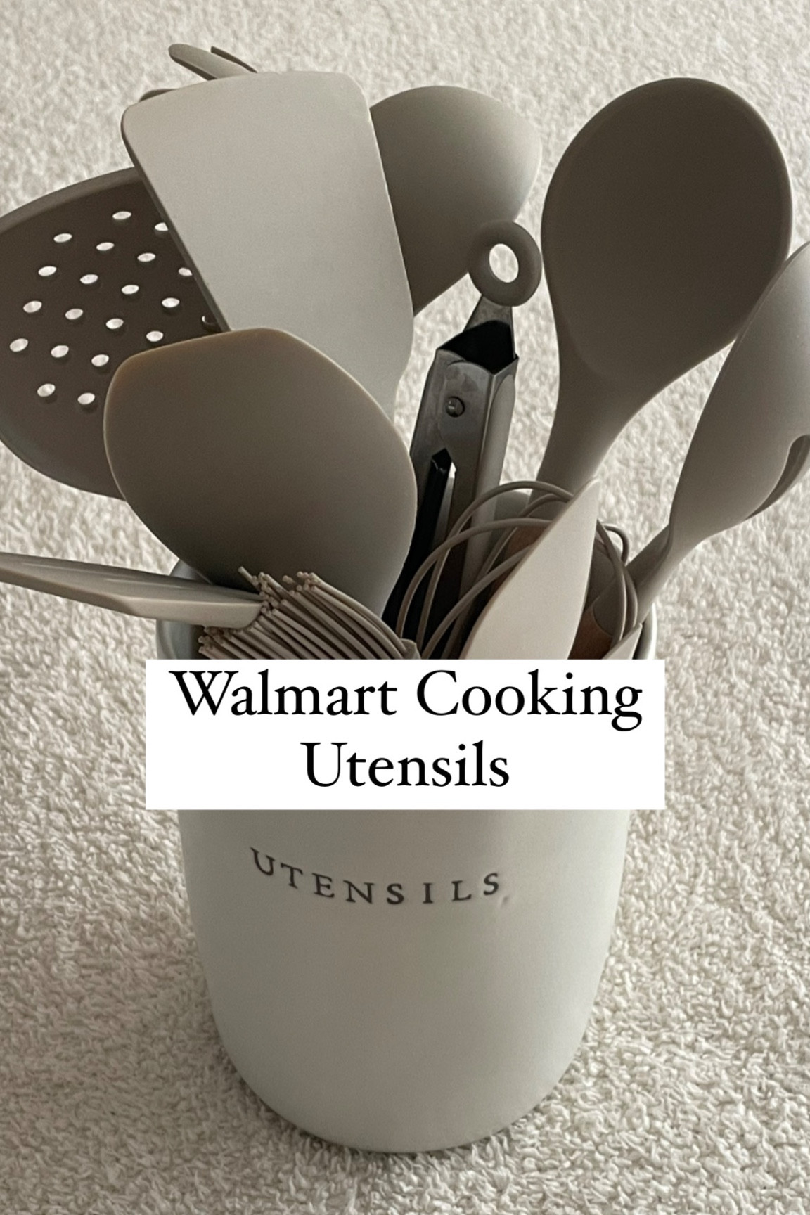 Absolutely obsessed with this neutral cooking utensil set🤩 and it’s on sale for only $21 right now!! It does come with a holder but I linked mine as well🥰

#LTKhome #LTKFind #LTKsalealert