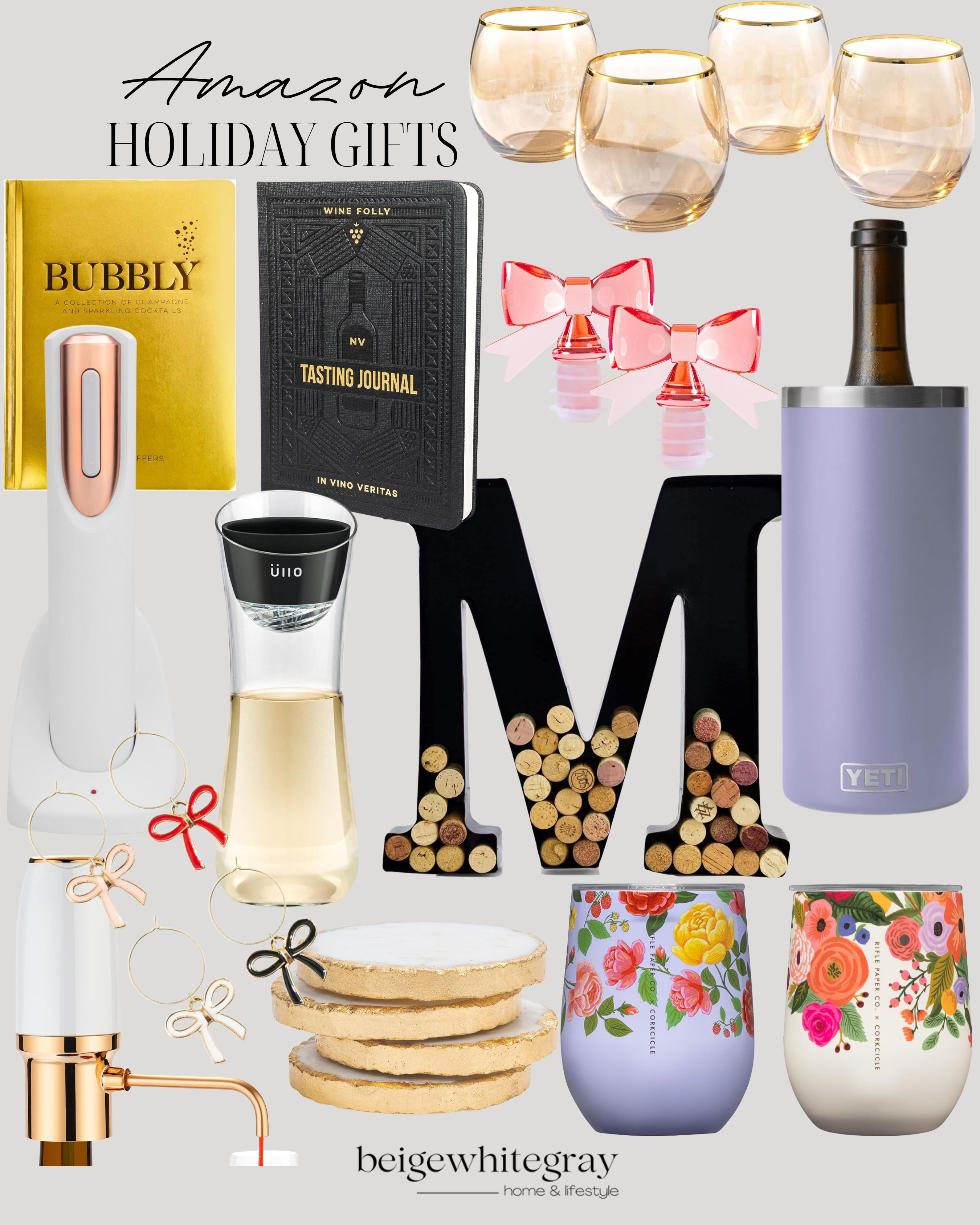 Amazon Holiday Gifts / Amazon Home / Wine Gifts / Gifts for Host / Gifts for Her / Wine Glasses / Wine Openers / Wine Books / Wine Chillers / Glass Charms / Marble Coasters / Yeti / Corksicle / Decanters / Wine Stoppers 

 

#LTKGiftGuide #LTKHoliday #LTKHome
