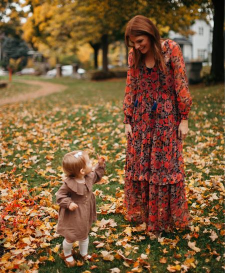 Anthro has my favorite dresses and for family photos I always start with my outfit and then pick the rest of the family based on that. Here is the one I wore last year, they just brought in a beautiful new rust print in it plus a few others I love from there.

#LTKfamily