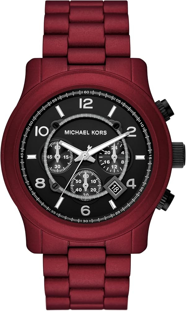 Michael Kors Runway Men's Watch, Stainless Steel Chronograph Watch for Men with Steel or Silicone... | Amazon (US)