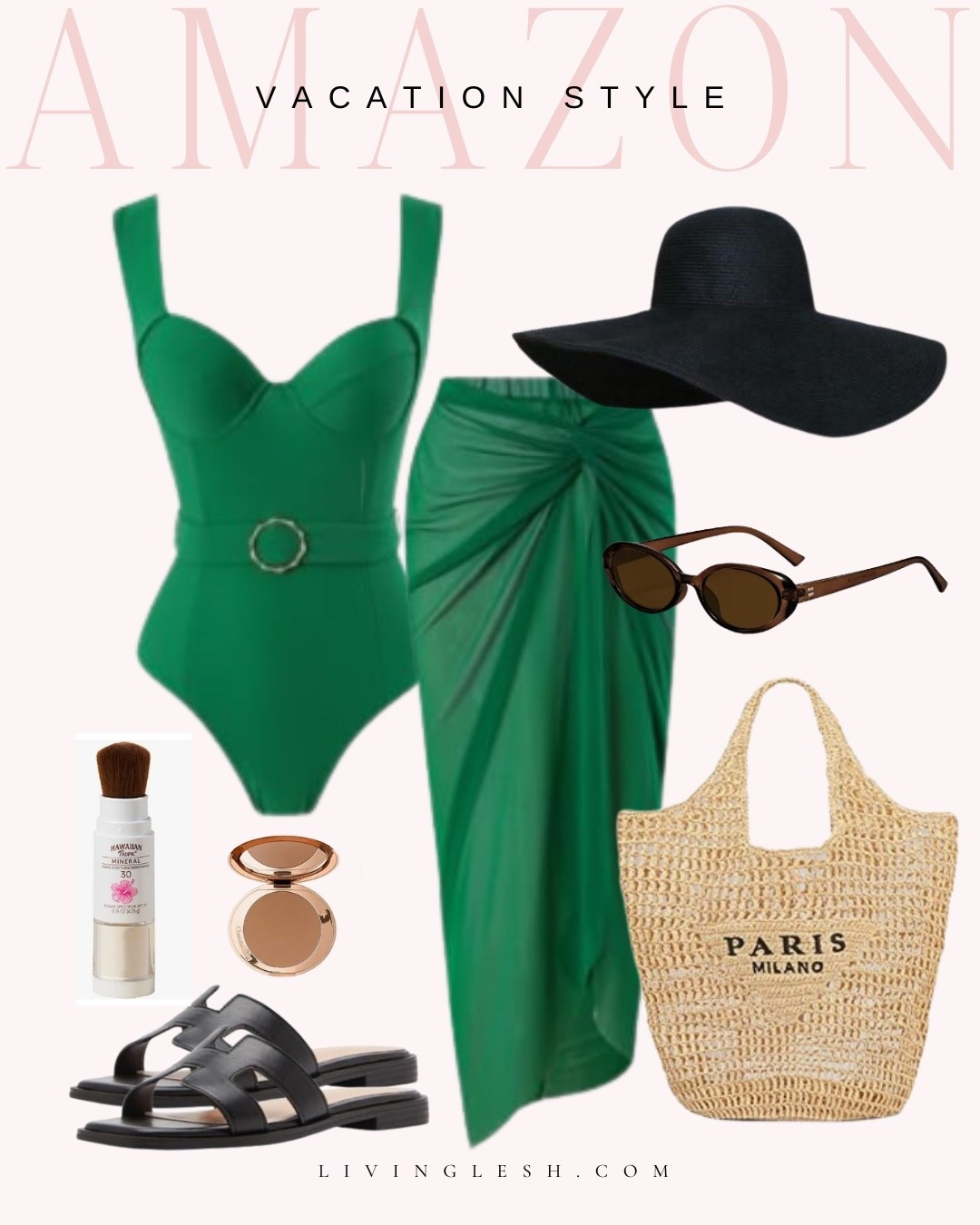 Amazon fashion | Amazon outfit | Amazon vacation style | Swimsuit | Summer style | Beach cover up | Vacation look | Beach outfit | Sun hat | Sunglasses | Vacation accessories | Amazon vacation | Beach essentials | Resort wear

#LTKSeasonal #LTKootd #LTKTravel