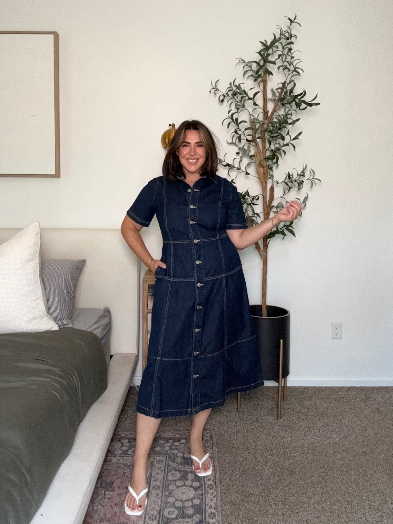 This denim dress from Walmart is amazing! The denim is super good quality and I could see this for a teacher outfit or styled for fall! 

Walmart fashion, denim dresses, fall dress, midsize 

#LTKFindsUnder50 #LTKMidsize #LTKStyleTip