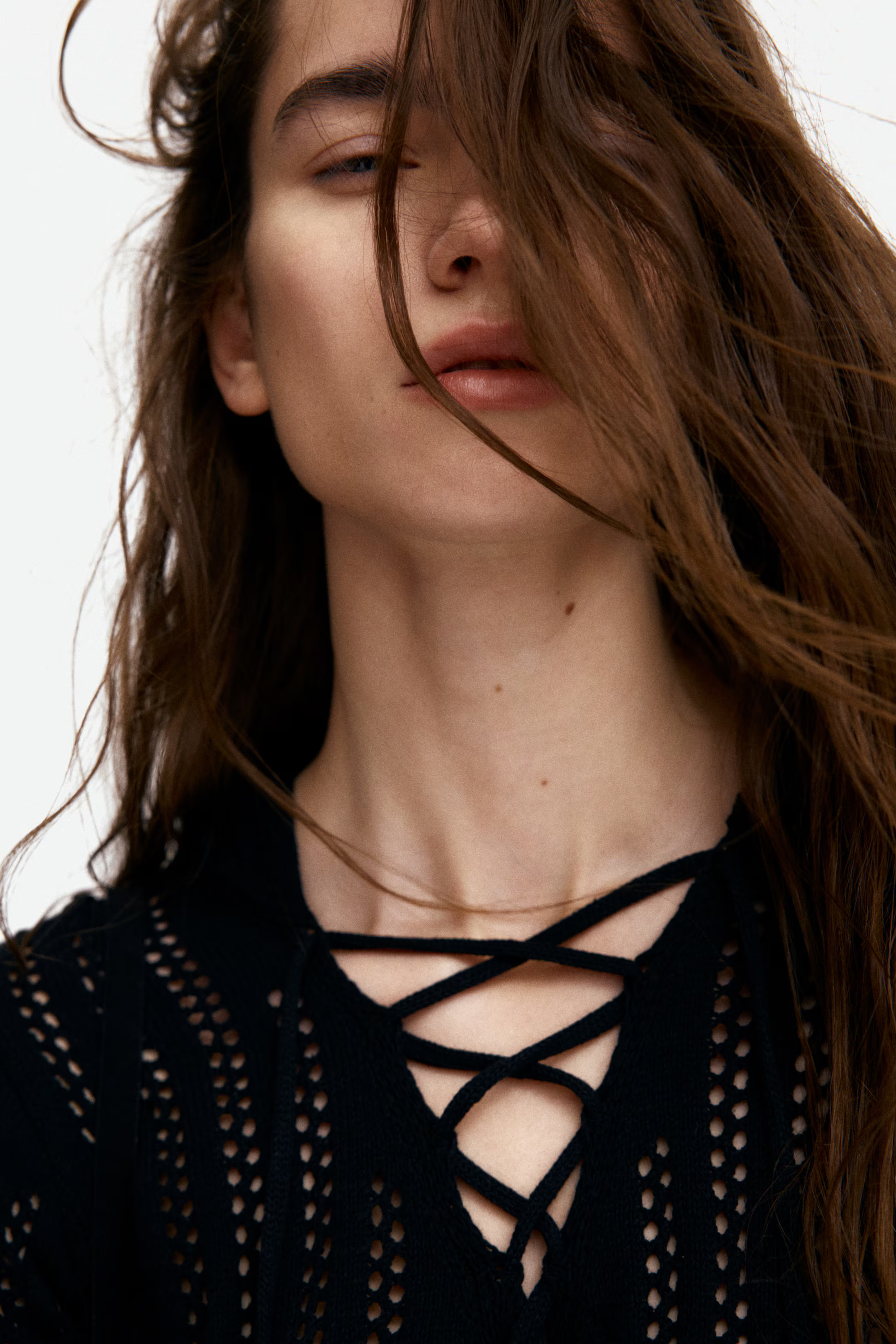 Lacing-Detail Hooded Dress | H&M (US + CA)