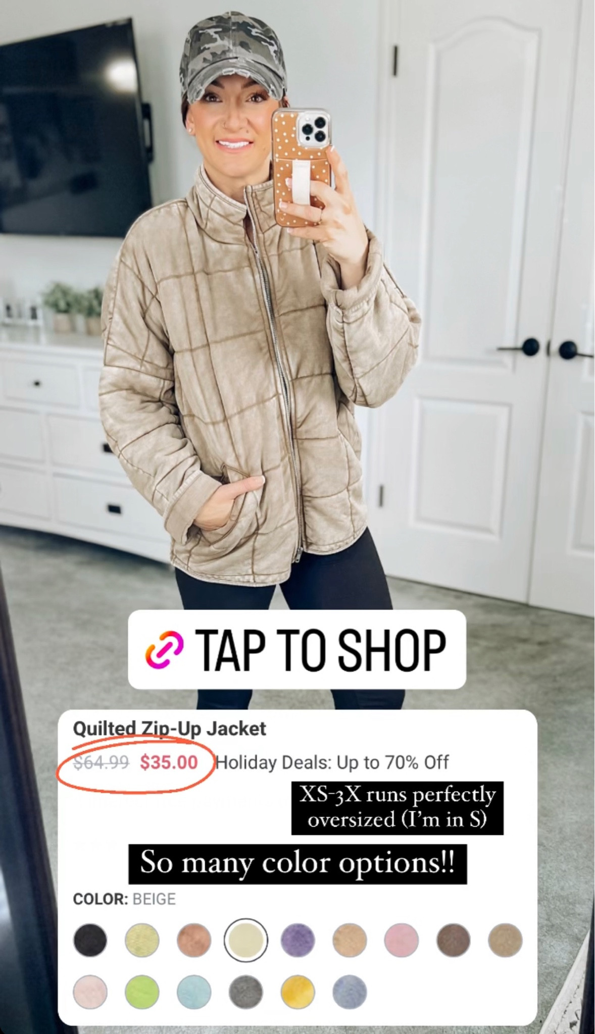 THE Quilted jacket on sale! So many colors and size inclusive! 👏 

#LTKGiftGuide #LTKsalealert #LTKCyberweek