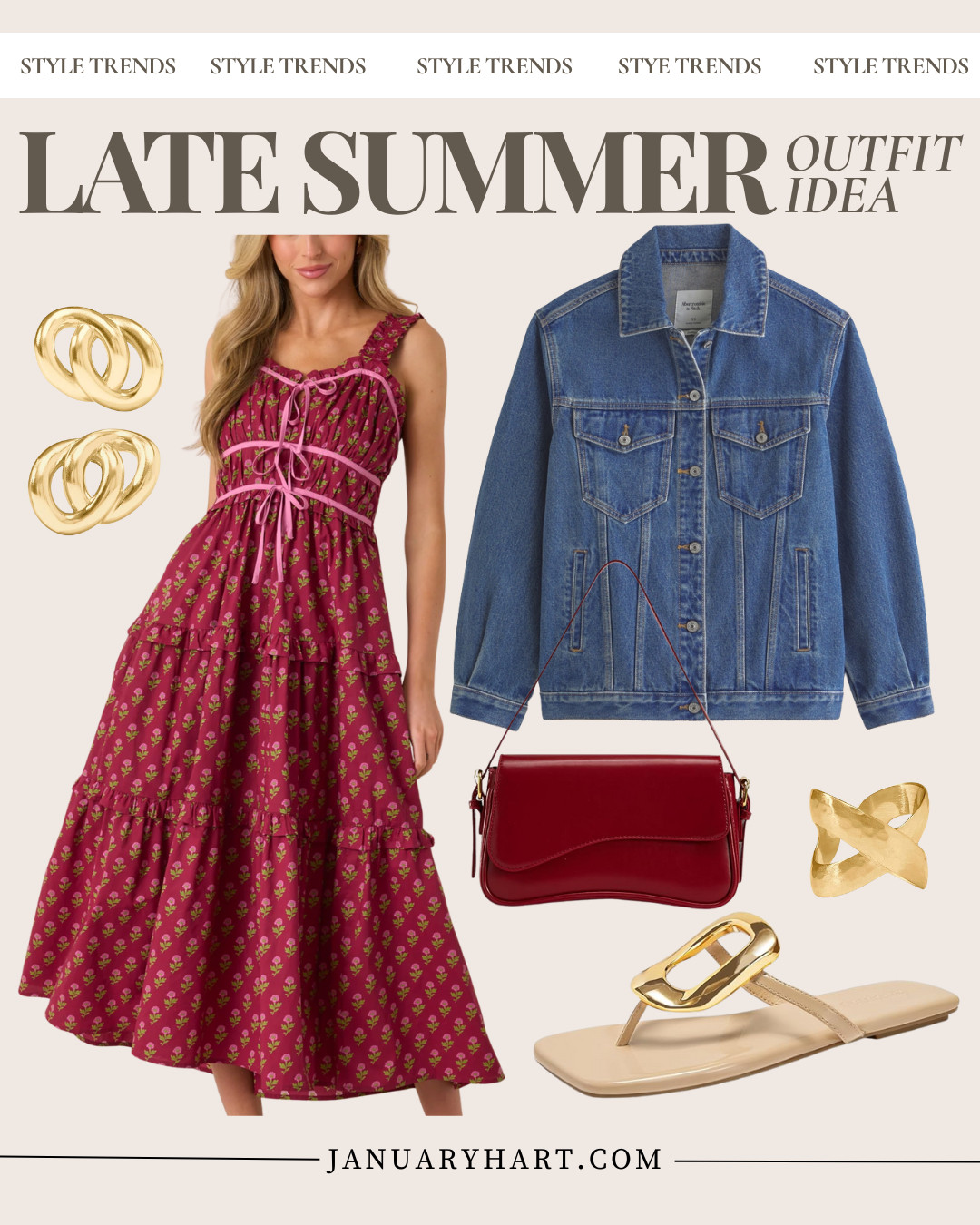 The August Lookbook

Fall dresses, late summer dresses, fall transition, denim jacket, sandals, teacher outfits, floral midi dress 

 #LTKOver40 #LTKFindsUnder100 #LTKStyleTip