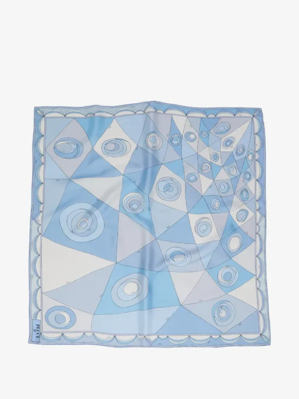 Occhi print silk scarf | Farfetch Global