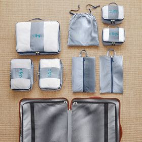 9 Piece Packing Cube Set with Garment Bag | Mark and Graham