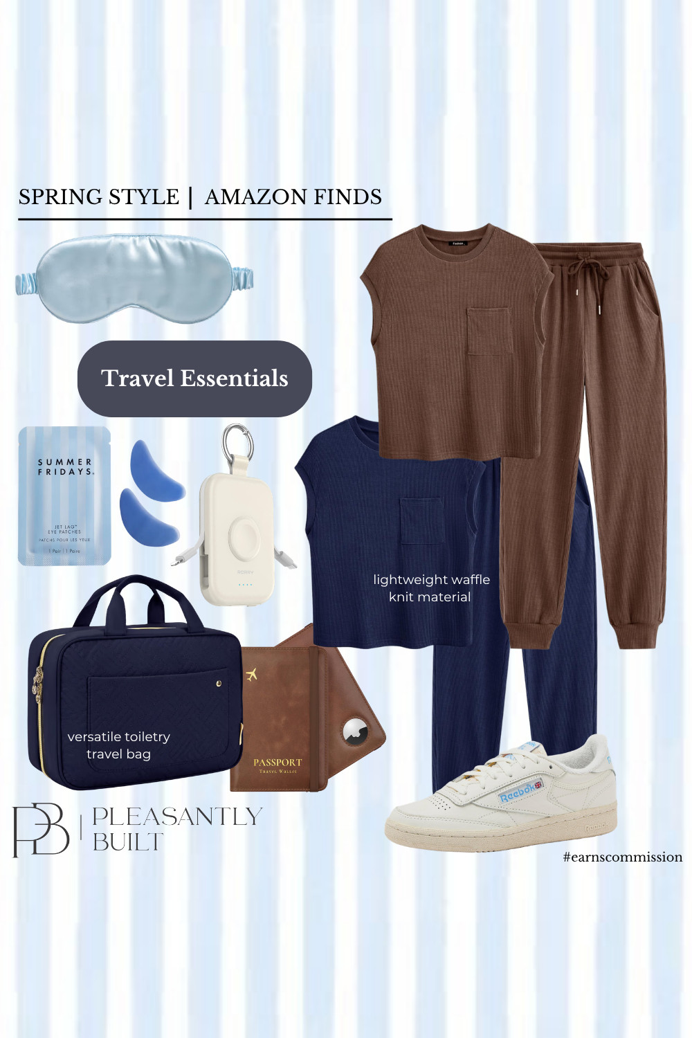 Travel days made easy ✈️🖤 These Amazon essentials keep everything organized and comfortable—from a chic backpack and cozy two-piece tracksuit to go-to sneakers, a roomy toiletry bag, and a must-have portable charger. Effortless style meets function for every trip.

#LTKtravel #AmazonFinds #TravelEssentials #TravelStyle #AirportOutfit #OnTheGoStyle #WomensTravel #ComfyChic #TravelOutfits #CarryOnEssentials #BackpackStyle #SneakerStyle #PortableCharger #JetSetStyle #LTKunder50 #pleasantlybuilt 

 #LTKselfcare #LTKBeauty #LTKTravel
