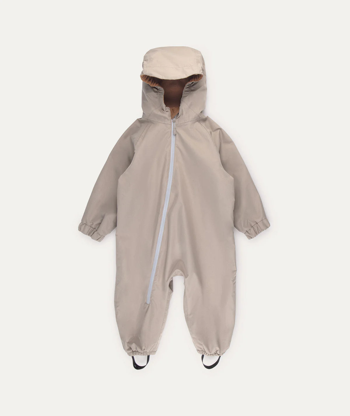 Fleece Lined Puddle Suit - Neutral  Greige | KIDLY