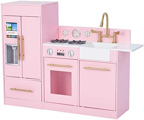 Teamson Kids Little Chef Chelsea Modern Play Kitchen Toddler Pretend 2 pcs Play Set with Accessor... | Amazon (US)
