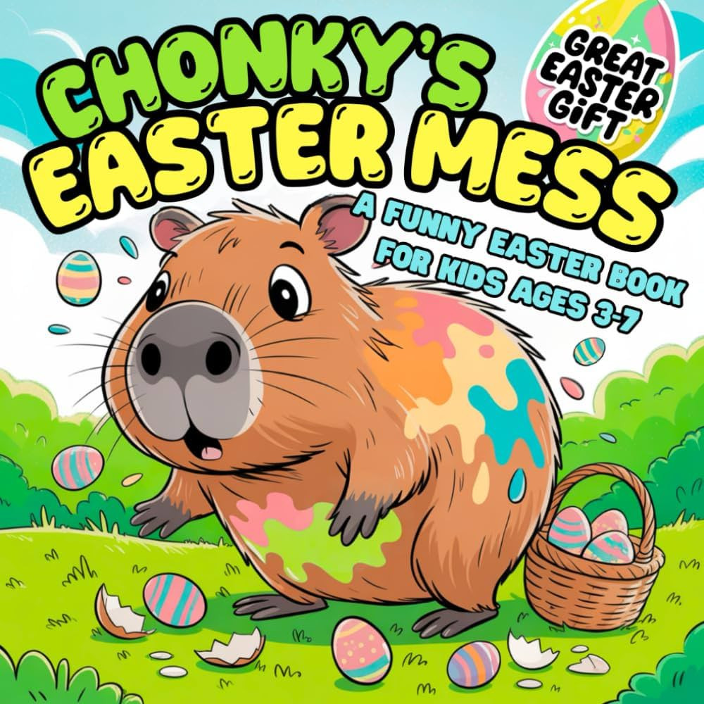 Chonky’s Easter Mess: A Funny Easter Book for Kids Ages 3–7 (Capy Laughs) | Amazon (US)