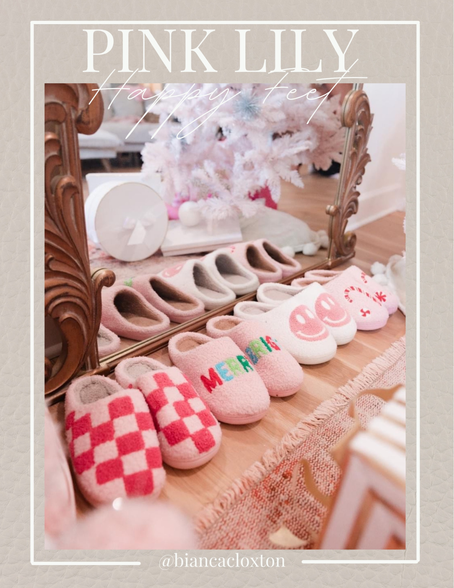 Slippers || Pink Lily

All the coziest cutest styles!! 

Slippers, fuzzy slippers, gift, Christmas gift, holiday gift, cozy, cute, Pink Lily



#LTKGiftGuide #LTKstyletip #LTKHoliday