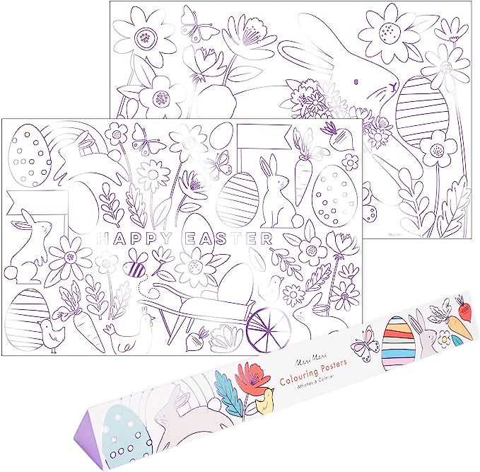 Meri Meri Easter Coloring Posters (Pack of 2) | Amazon (US)