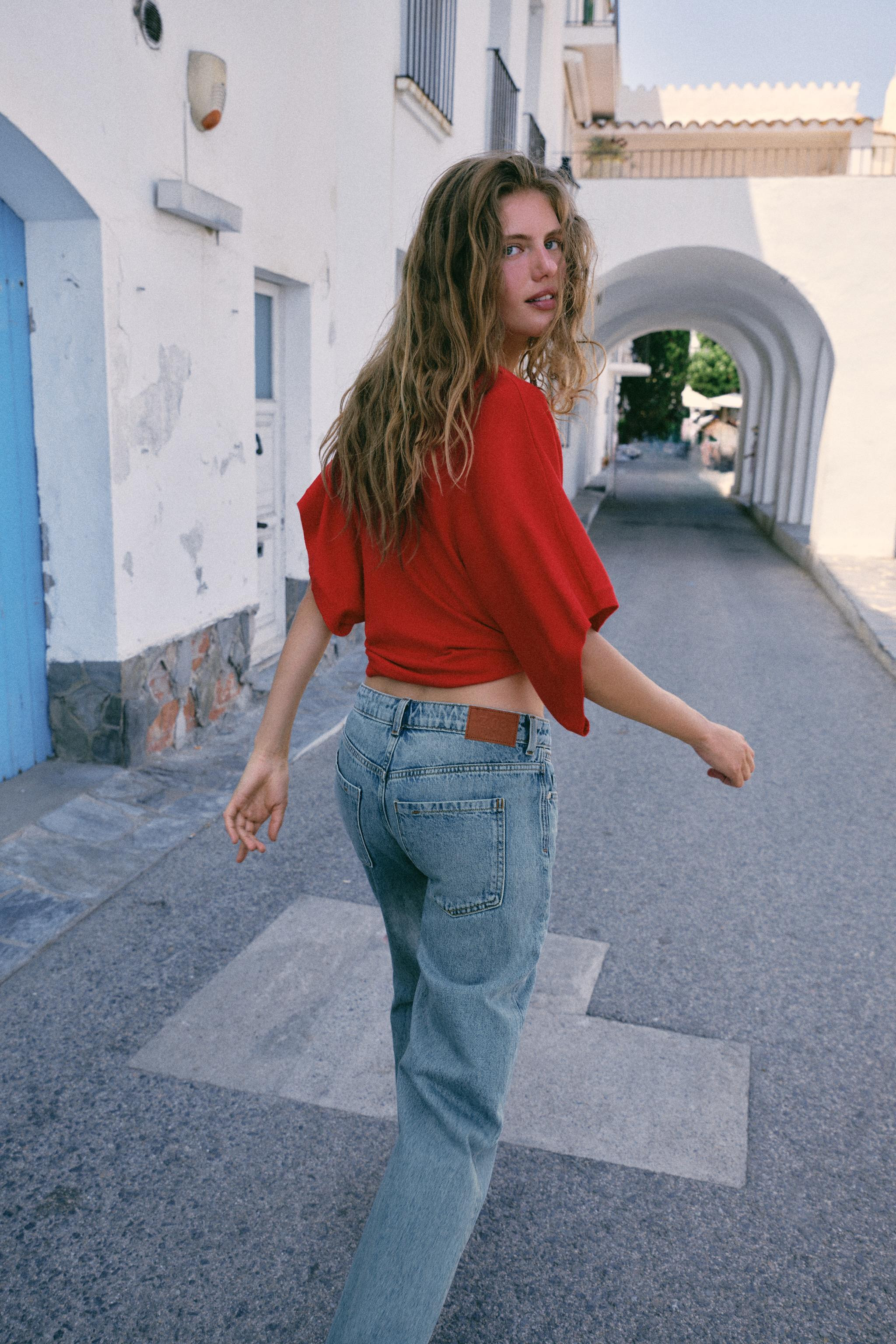 WIDE SLEEVE KNIT TOP | Zara US