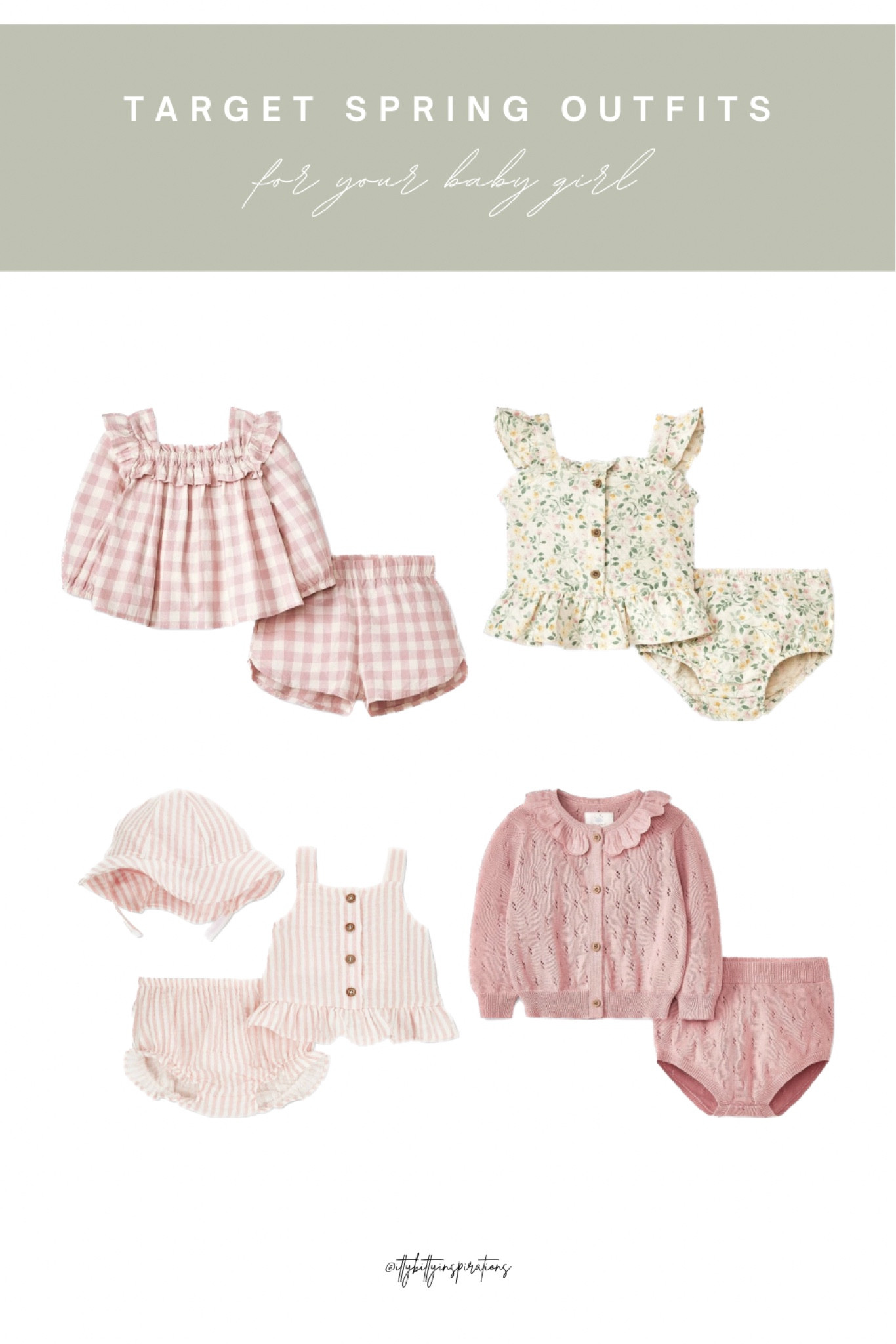 Oh my lanta - stumbled on these adorable outfits for baby girl from #target 💕

#baby
#babygirl
#spring
#easter 
#springbreak 
#gingham
#outfit

#LTKBaby #LTKKids #LTKBump