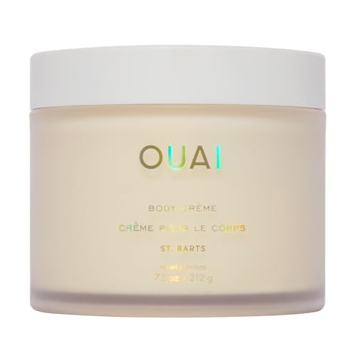OUAI Body Cream, St. Barts - Hydrating Whipped Body Cream with Cupua\u00e7u Butter, Coconut Oil a... | Amazon (US)