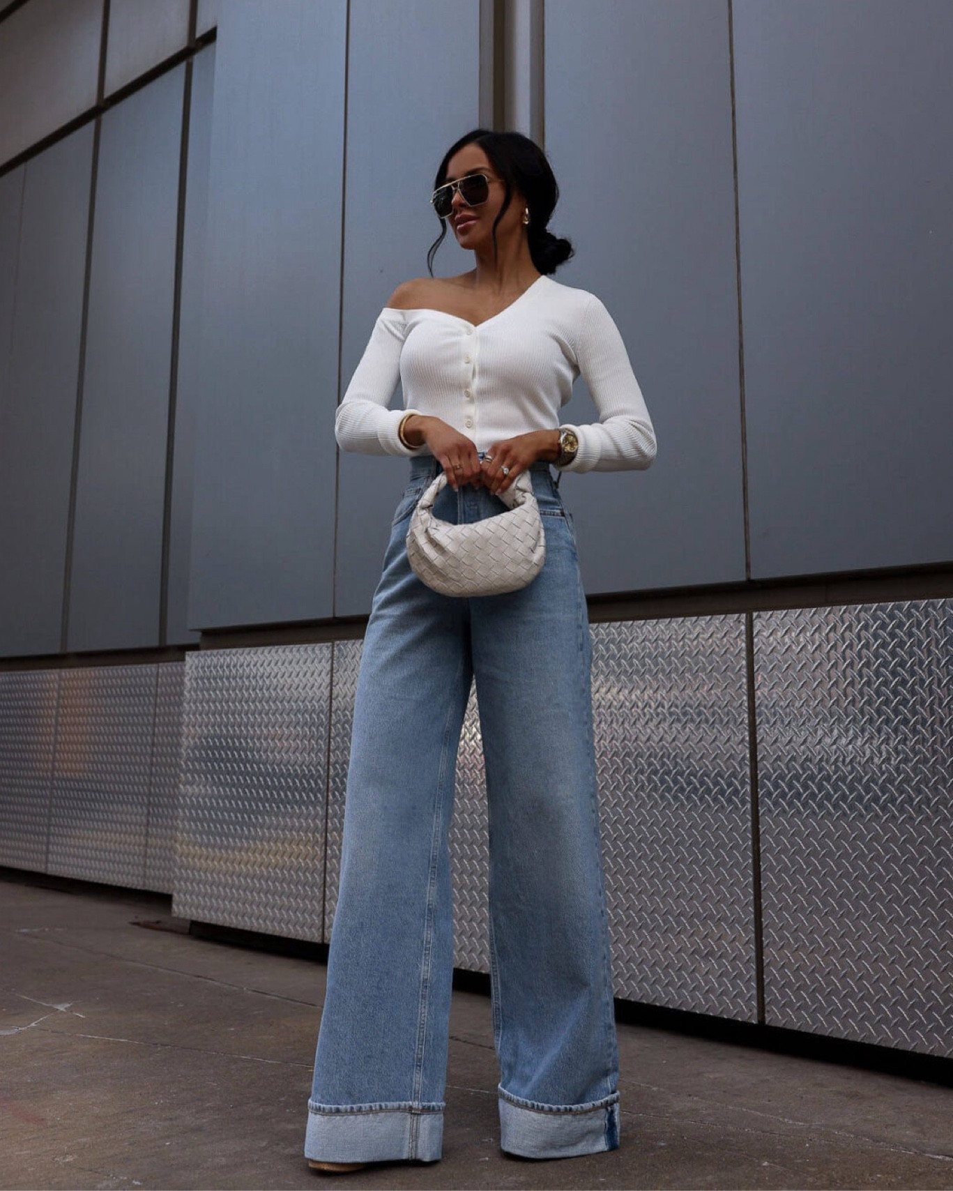 Casual spring favorites via Nordstrom 
Staud off shoulder top wearing an XS
Agolde cuff jeans run TTS
Bottega Veneta Jodie mini bag 


#LTKstyletip #LTKitbag #LTKSeasonal