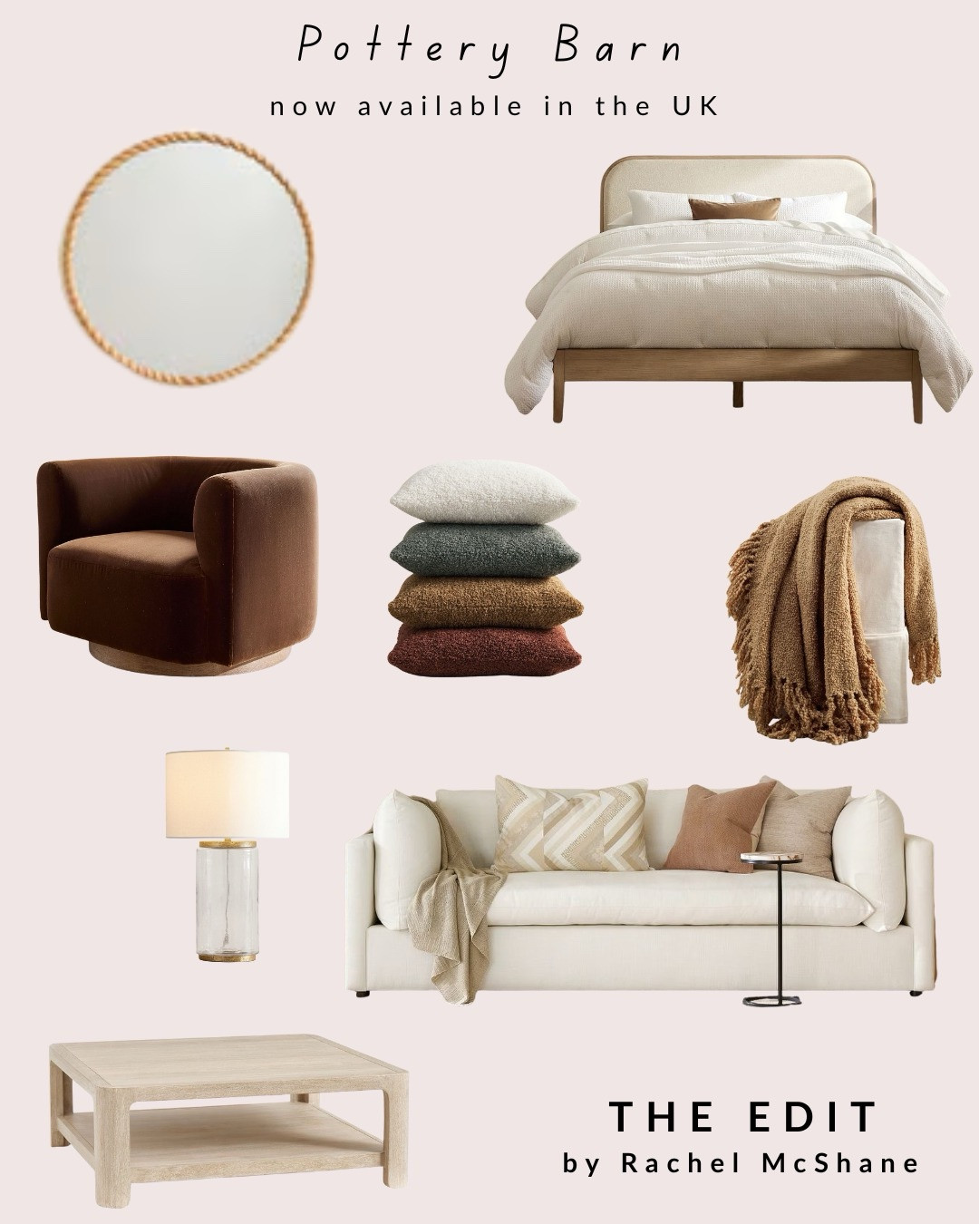 THE EDIT
By Rachel McShane 

If you haven’t heard already-Pottery barn UK has launched and here’s some of my favourite pieces 

#LTKuk #LTKluxury #LTKhome