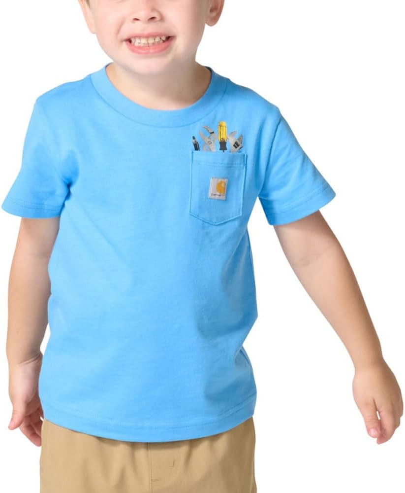 Carhartt Baby-Boys Short Sleeve Tool Pocket Tee | Amazon (US)