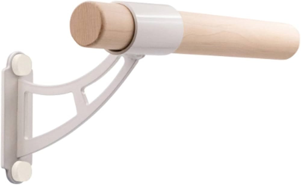 VITA Barre Wall-Mounted Single Ballet Barre, Archos, Wood | Fixed Height, Made in USA, Home, Stud... | Amazon (US)