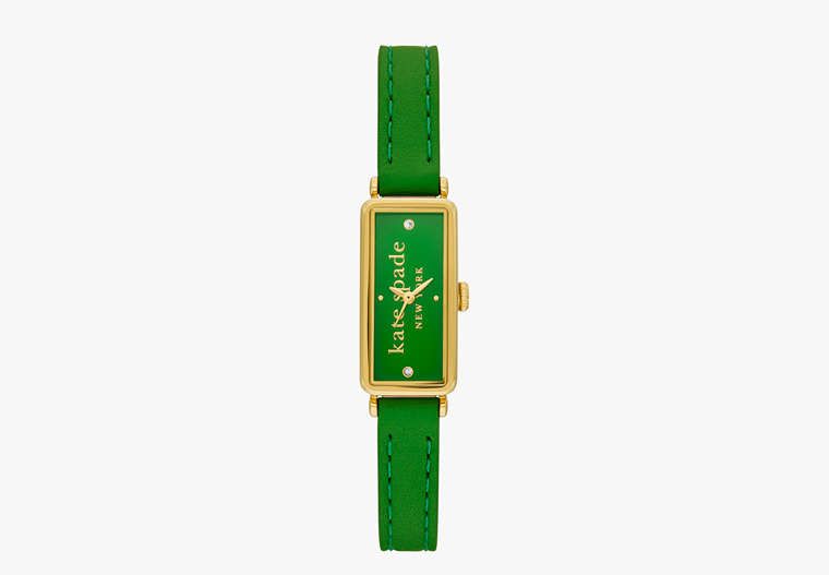 Rosedale Green Leather Watch | Kate Spade (US)