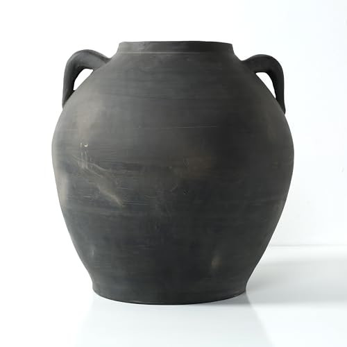 Approx.15 Earthy Gray Pottery Vase with Two Handles | Amazon (US)