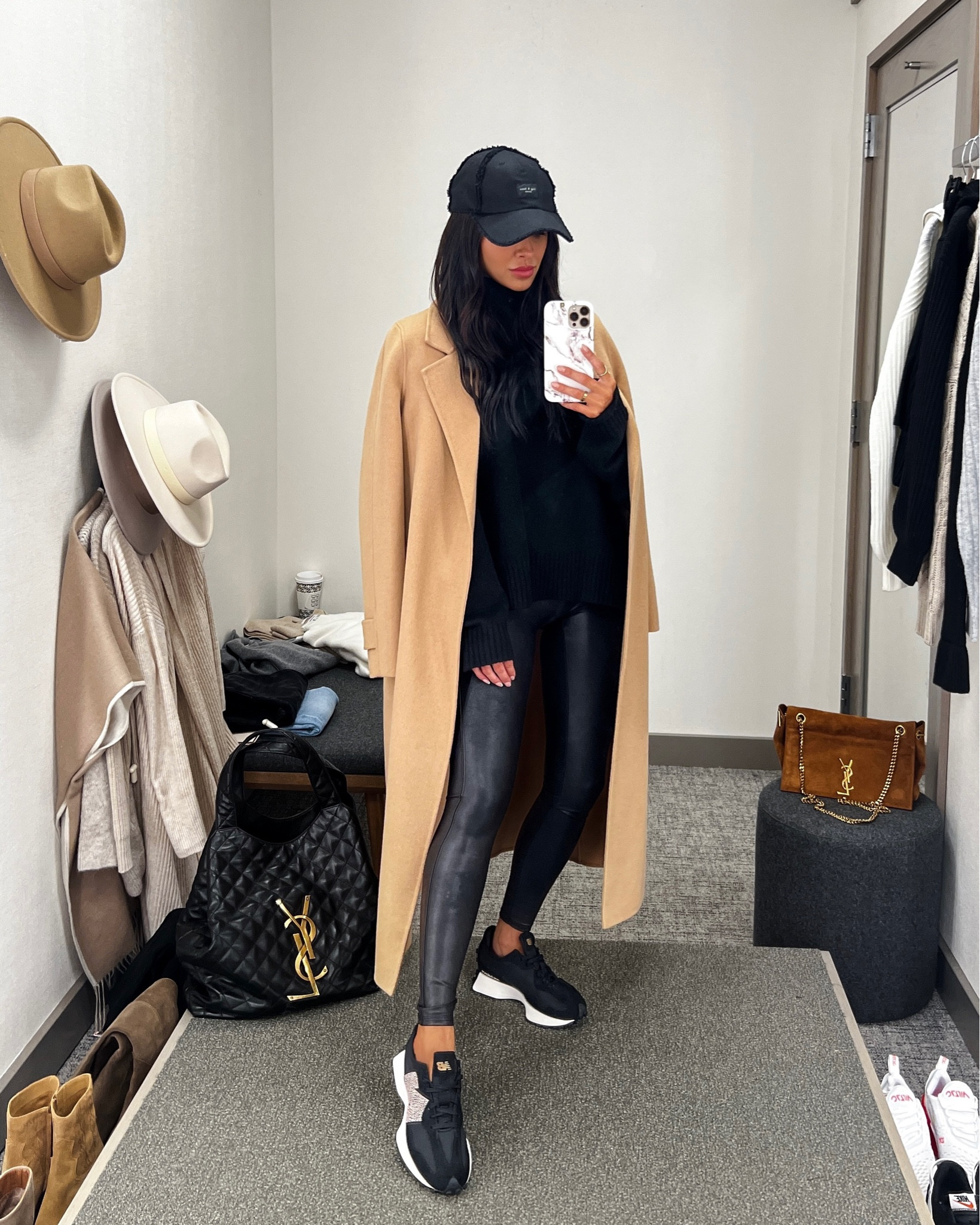 Nordstrom Anniversary Sale Picks
Vince black turtleneck sweater wearing an XS
Spanx for leather leggings wearing an XS
New balance sneakers run true to size
Reiss camel coat wearing a size US 2


#LTKsalealert #LTKunder100 #LTKxNSale