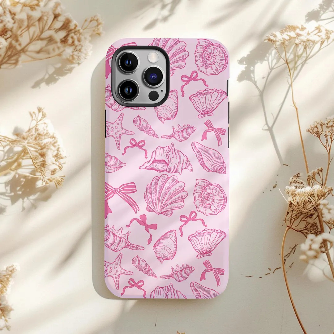 Coquette Seashell Phone Case for Magsafe iPhone 16, 15, 14, 13 Pro Max Case for Her Summer Vacati... | Etsy (US)