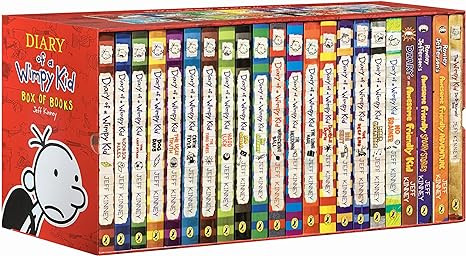 A Library of a Wimpy Kid 1-22 Boxed Set for Kids,22 Books Complete Collection Series, Paperback E... | Amazon (US)