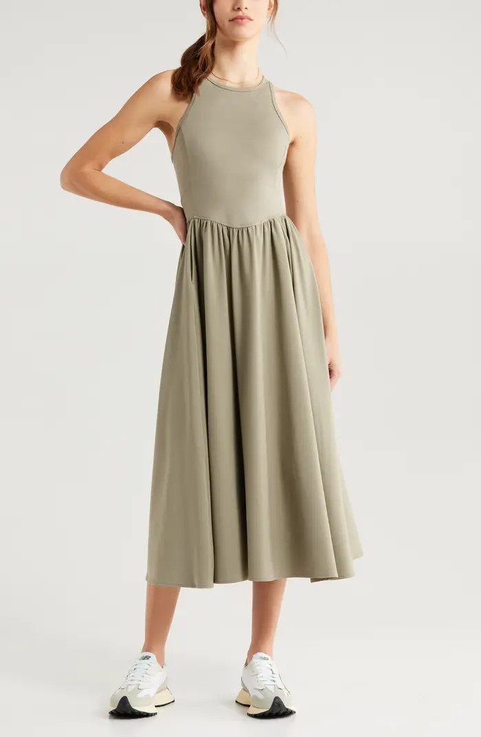 Effortless Cutout Back Hybrid Dress | Nordstrom