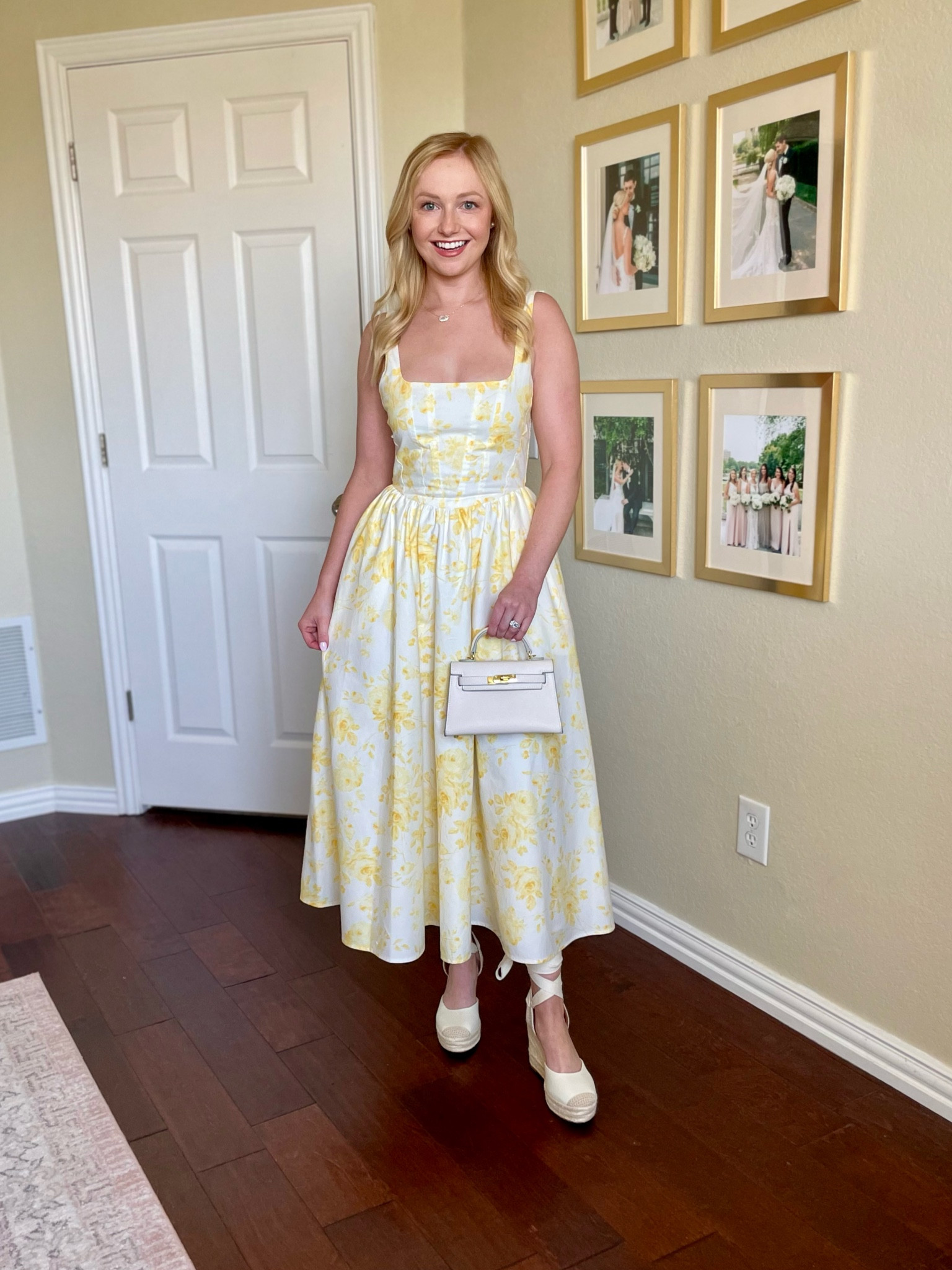 Wearing an XS | sundress, yellow dress, vacation dress, spring dress, espadrilles, espadrilles wedges 

#LTKstyletip #LTKfindsunder100 #LTKSeasonal