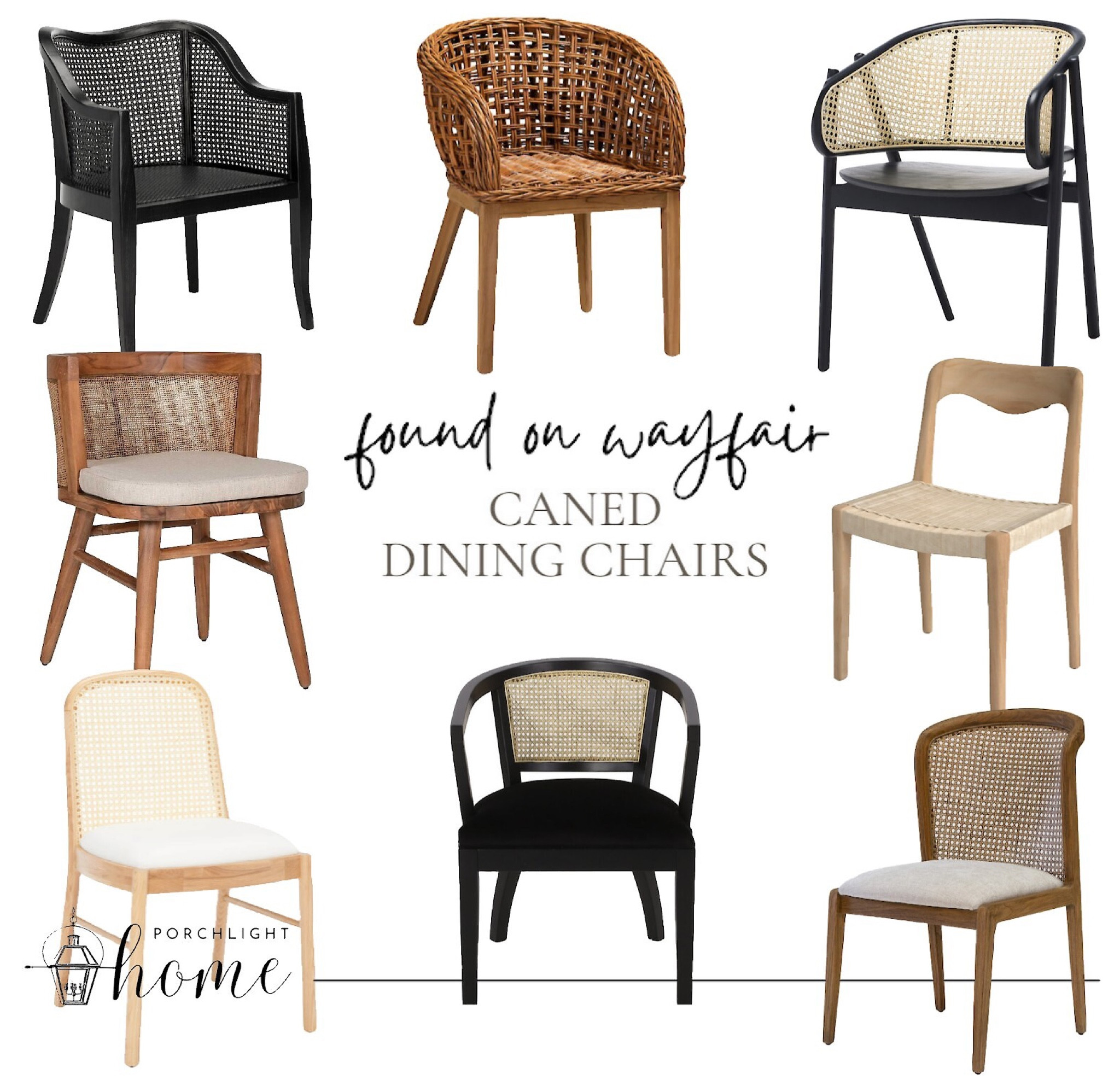 I have to admit, I’m a sucker for caning. Maybe it’s a nod to being raised in the ‘80s (remember those bent chrome, S-shaped chairs?), but I’m loving all the updated versions of these dining chairs. The caning makes them informal enough for a kitchen table, but a bit more visually interesting than a solid wood choice—perfect for a contrast to all of the sleek, solid surfaces in kitchens. 😎 kitchen decor, Wayfair, dining chairs, kitchen chairs, caned chairs, wood chairs, arm chairs, side chairs, black chairs, light wood chairs, caning, Joss & Main, Birch Lane

#LTKstyletip #LTKhome #LTKsalealert