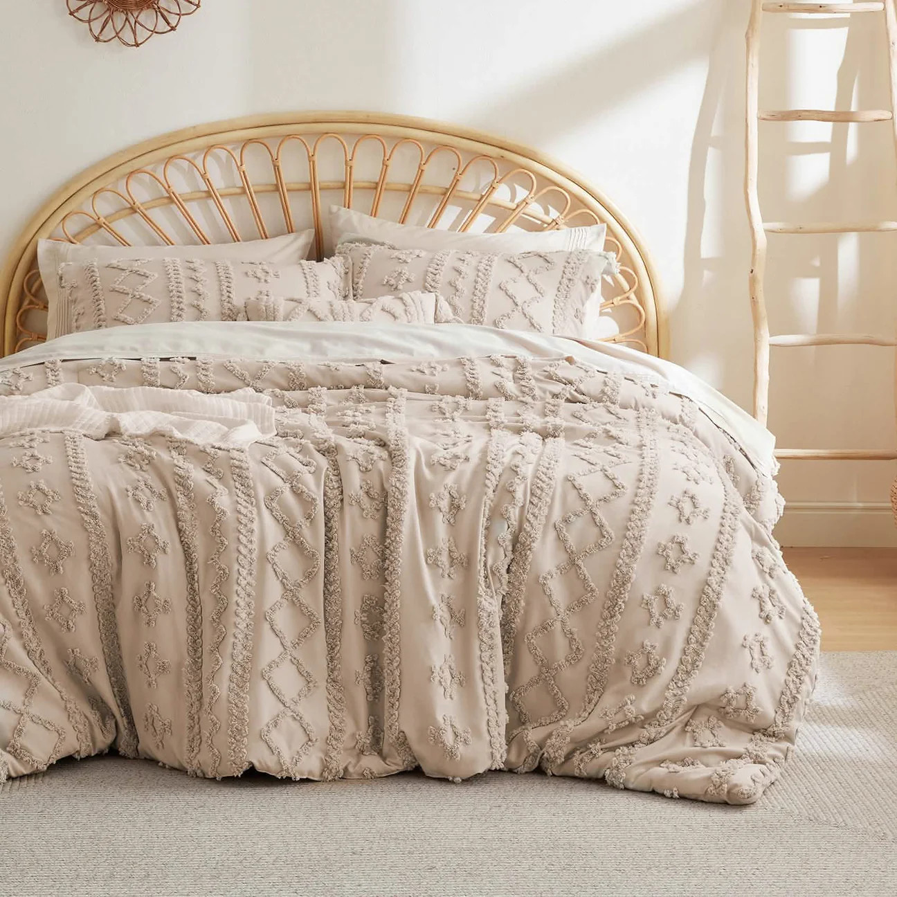 Boho Deluxe Embroidery Comforter Set | Bedsure