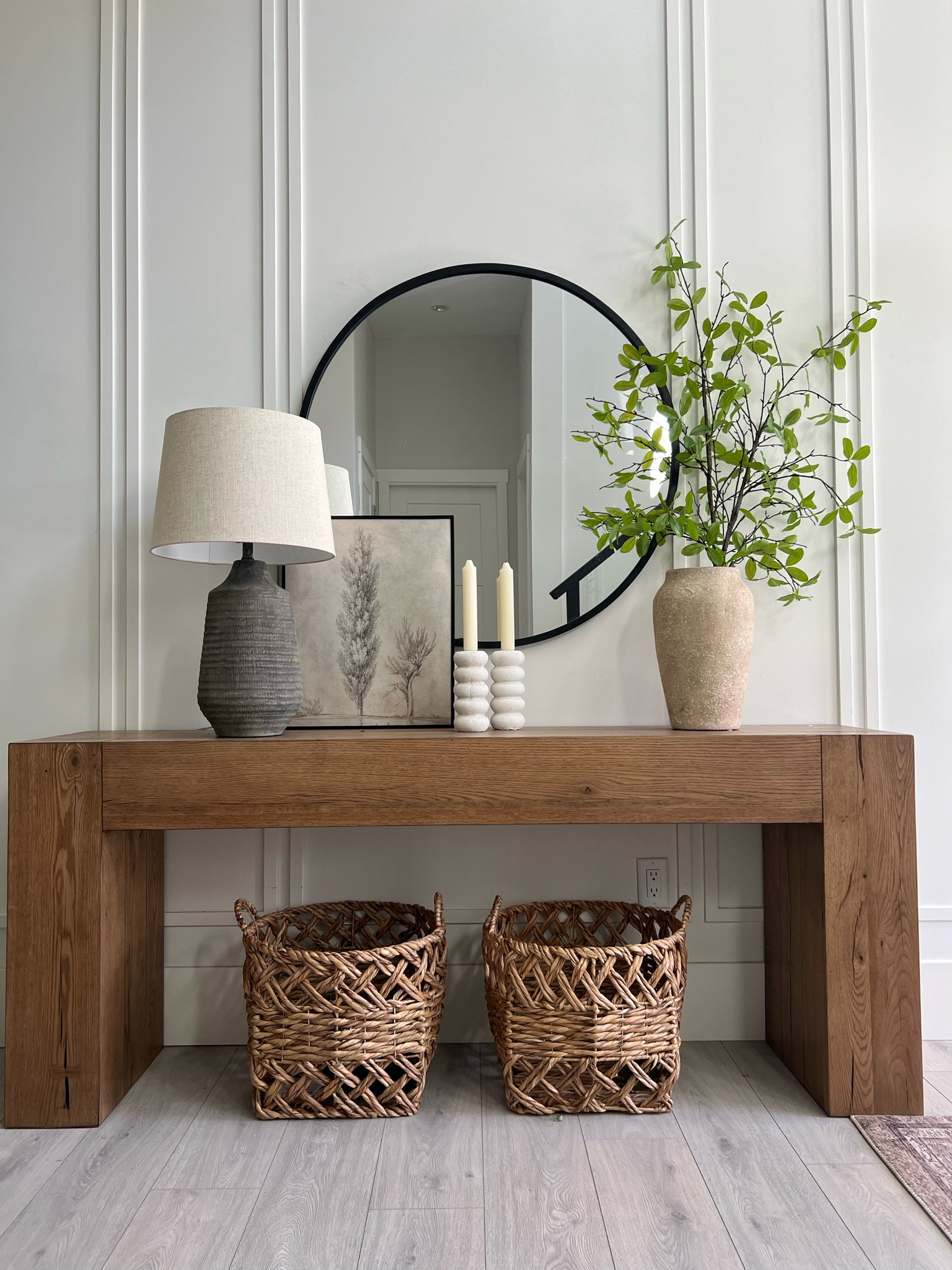My console table is back in stock at Layla Grace and 10% off ! 
Modern organic home decor 

#LTKhome #LTKFind